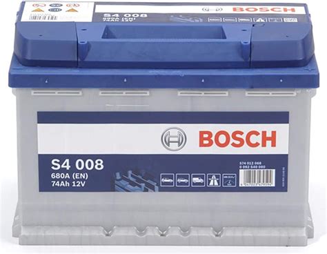 Bosch 0092S40080 S4008 Car Battery 74A / h.